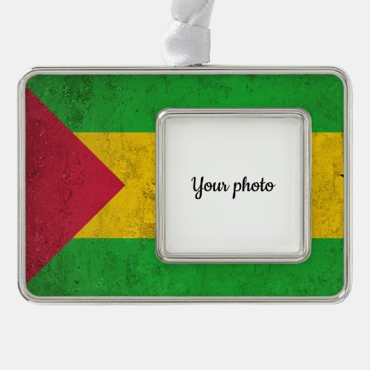 サントメ・プリンシペ シルバープレートフレームオーナメント (正面)