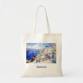 サントリエレガントニギリシャ風光明媚 トートバッグ (正面)