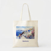 サントリエレガントニギリシャ風光明媚 トートバッグ (正面)