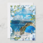 サントリニギリシャフローラ夏結婚式招待状 招待状 (正面)