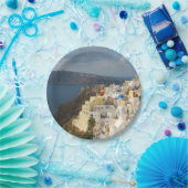 サントリニ午後の太陽 ペーパープレート (パーティー)