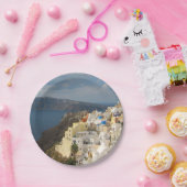 サントリニ午後の太陽 ペーパープレート (パーティー)