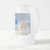 サントリニ教会の午後の太陽 フロストグラスビールジョッキ (正面右)