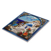 サントリフェイクニステンドグラスArch,ギリシャ,ギリシャ タイル (側面)