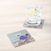 サントリーかわいらしニギリシャ島 スクエアペーパーコースター (インサイチュ)