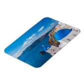 サントリーニのブルードーム マグネット (左側)