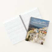 サントリーニの午後の太陽のノート ノートブック (内部)