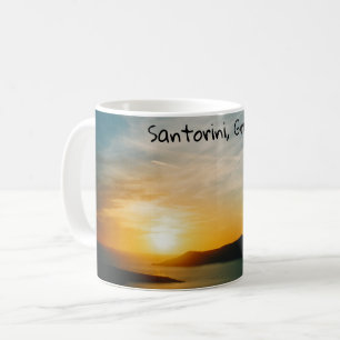 サントリーニの夕日(ギリシャ) コーヒーマグカップ