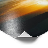 サントリーニの夕日（ギリシャ） フォトプリント            (角)