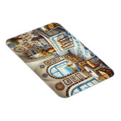 サントリーニの小さなコーヒーショップ マグネット (右側)