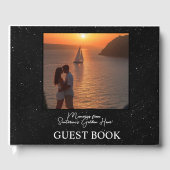 サントリーニの黄金の時間の思い出 - ロマンチック ゲストブック (正面)