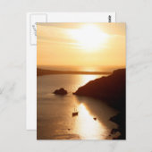 サントリーニアイランドギリシャ ポストカード (正面/裏面)