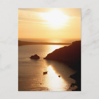 サントリーニアイランドギリシャ ポストカード