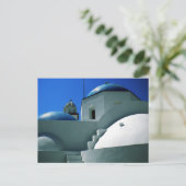 サントリーニアイランドチャーチギリシャ ポストカード (スタンド正面)