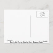 サントリーニアイランドフォトコレット ポストカード (裏面)