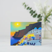 サントリーニアットサンセット シーズンポストカード (スタンド正面)