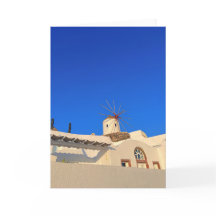 サントリーニウィンドミルオイアギリシャ写真