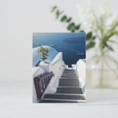 サントリーニオイアステップス，ギリシャ ポストカード (スタンド正面)