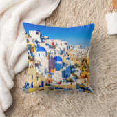 サントリーニオイア クッション (ブランケット)