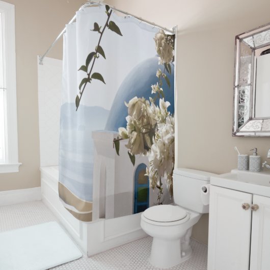 サントリーニオイア#3 シャワーカーテン (インサイチュ)