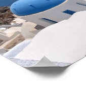 サントリーニキャンバス印刷 ポスター (角)