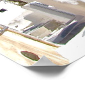 サントリーニキャンバス ポスター (角)