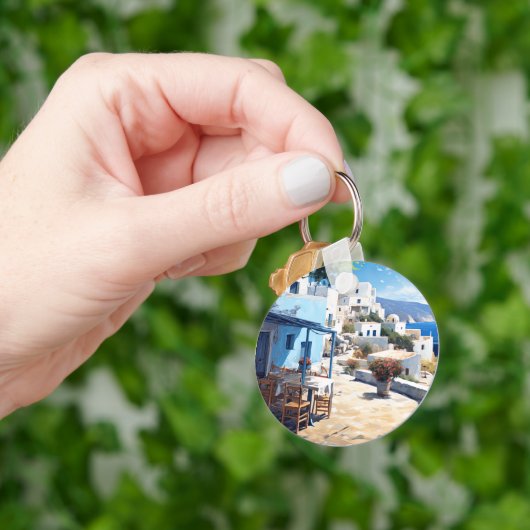 サントリーニキーホルダー キーホルダー (手)