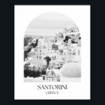サントリーニギリシアアーチ写真プリント ポスター<br><div class="desc">サントリーニギリシアアーチ写真プリント</div>