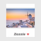 サントリーニギリシャのナイスビュー シール (シート)