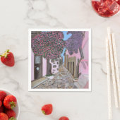 サントリーニギリシャナプキン スタンダードカクテルナプキン (インサイチュ)