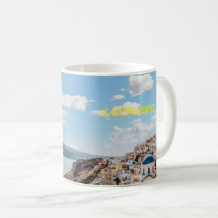 サントリーニギリシャビーチハウス コーヒーマグカップ