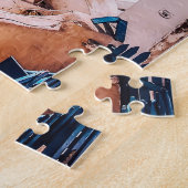 サントリーニギリシャビーチハウス ジグソーパズル (側面)