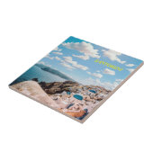 サントリーニギリシャビーチハウス タイル (側面)