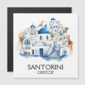 サントリーニギリシャブルールーフ建物建築 (正面/裏面)