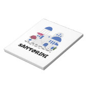 サントリーニギリシャヴィンテージ ノートパッド (回転)