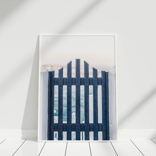 サントリーニギリシャ夏のポスター ポスター