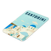 サントリーニギリシャ島ヴィンテージ旅行記念品 マグネット (左側)