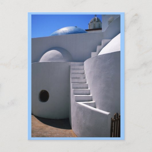 サントリーニギリシャ島 ポストカード (正面)