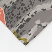 サントリーニギリシャ建築 フリースブランケット (角)