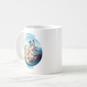 サントリーニギリシャ欧州 コーヒーマグカップ (正面左)
