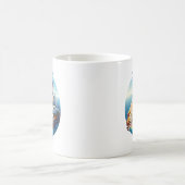 サントリーニギリシャ欧州 コーヒーマグカップ (中央)