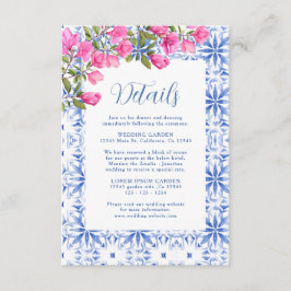 サントリーニギリシャ水結婚色の詳細 エンクロージャーカード