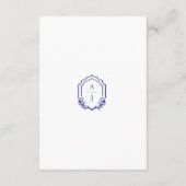 サントリーニギリシャ水結婚色の詳細QRコード エンクロージャーカード (裏面)