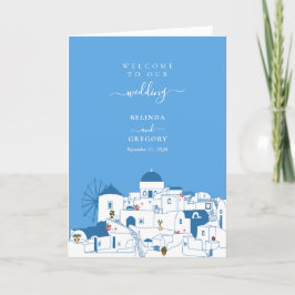 サントリーニギリシャ結婚式のサービスの順序 プログラム