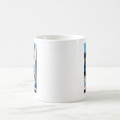 サントリーニギリシャ絵画建築 コーヒーマグカップ (中央)
