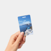 サントリーニギリシャ荷物タグ バッジ (手持ち)