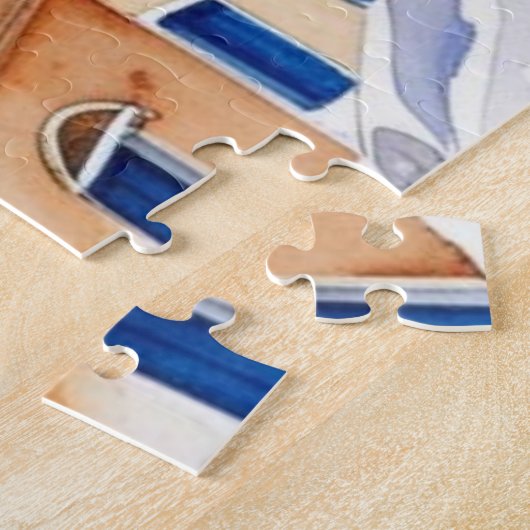 サントリーニギリシャ記念ウォーターカラーパズル ジグソーパズル (側面)