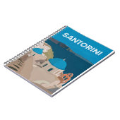 サントリーニギリシャ諸島 ノートブック (左側)