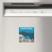 サントリーニギリシャ諸島 マグネット (インサイチュ (食洗機))