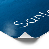 サントリーニギリシャ風光明媚なポスター写真 ポスター (コーナー)